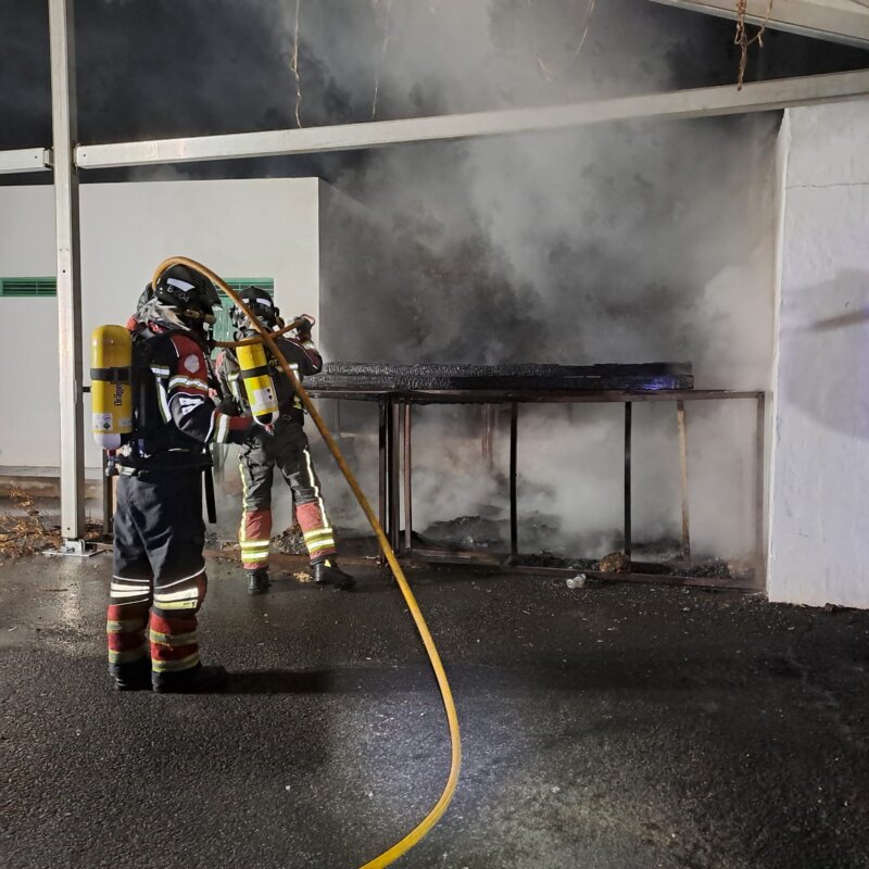 Hasta el lugar del incendio acudió La Policía Local, la Policía Nacional y el Consorcio de Seguridad y Emergencias