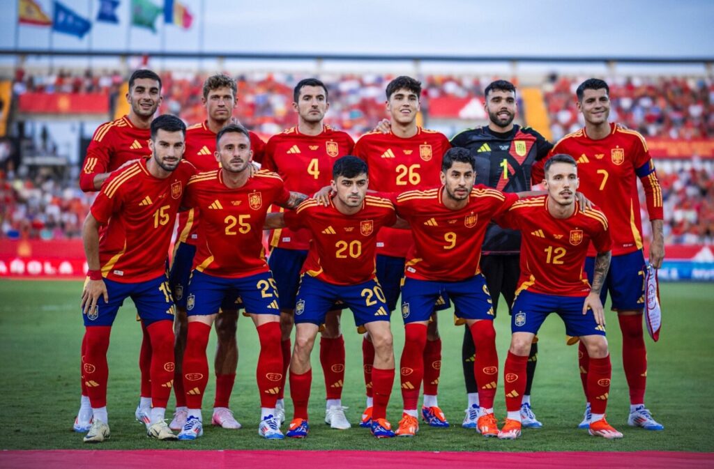 España vestirá de rojo en el partido ante Alemania

 Imagen archivo RFEF