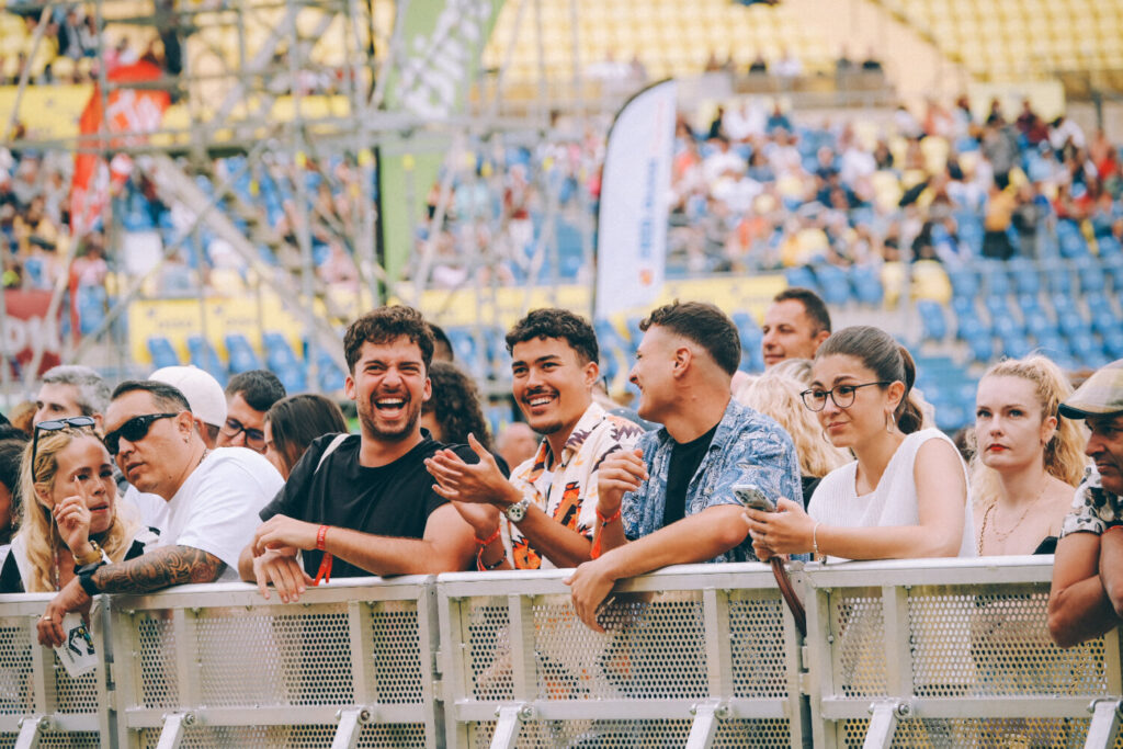 El estadio de Gran Canaria se prepara para el segundo día del Granca Live Fest