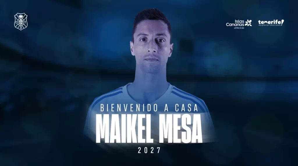 Maikel Mesa ficha por el CD Tenerife