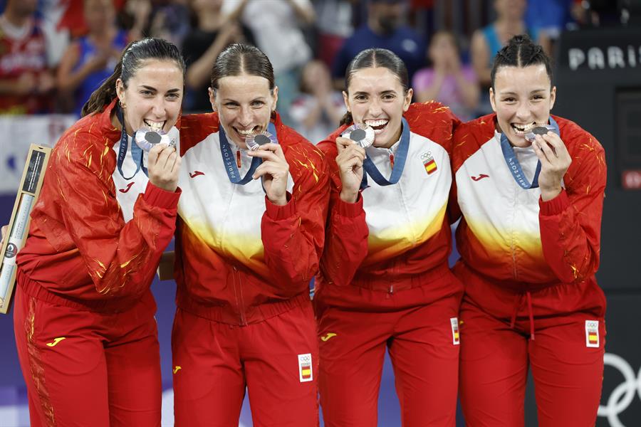 España cae ante Alemania y se lleva la plata de baloncesto 3x3 femenino