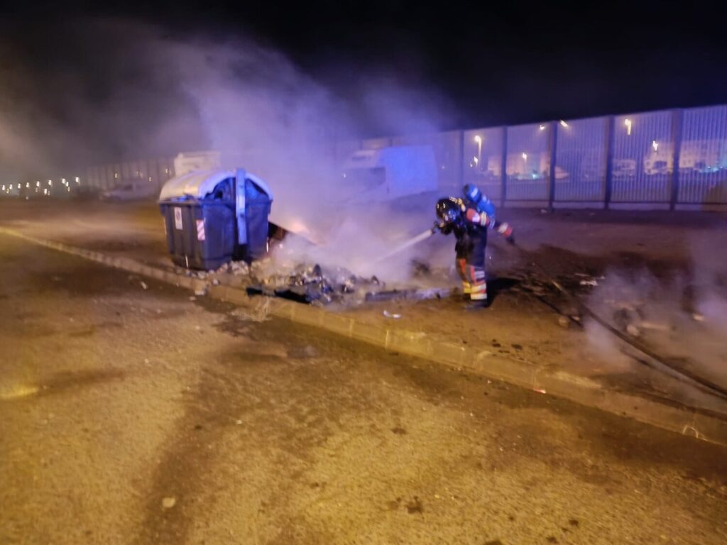 Actuación de los bomberos de Lanzarote.