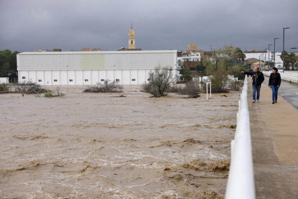 Imagen de las consecuencias de las fuertes lluvias que ha traído la DANA a La Península/EFE