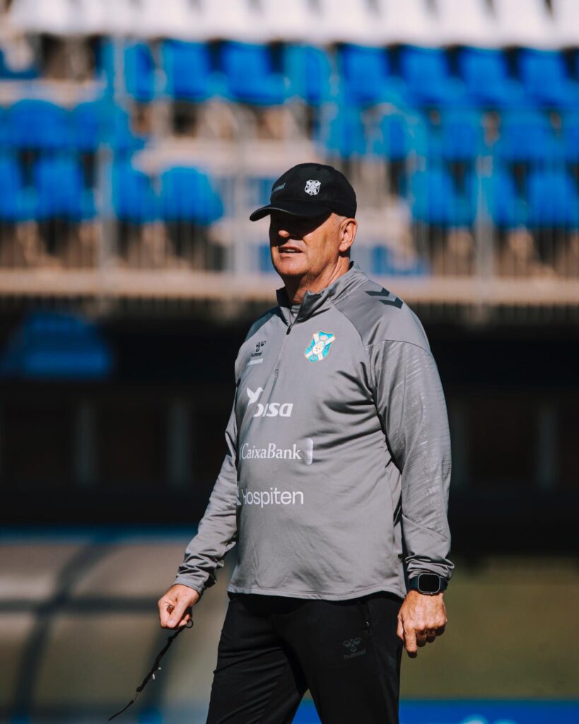 Pepe Mel durante un entrenamiento con el CD Tenerife / Archivo