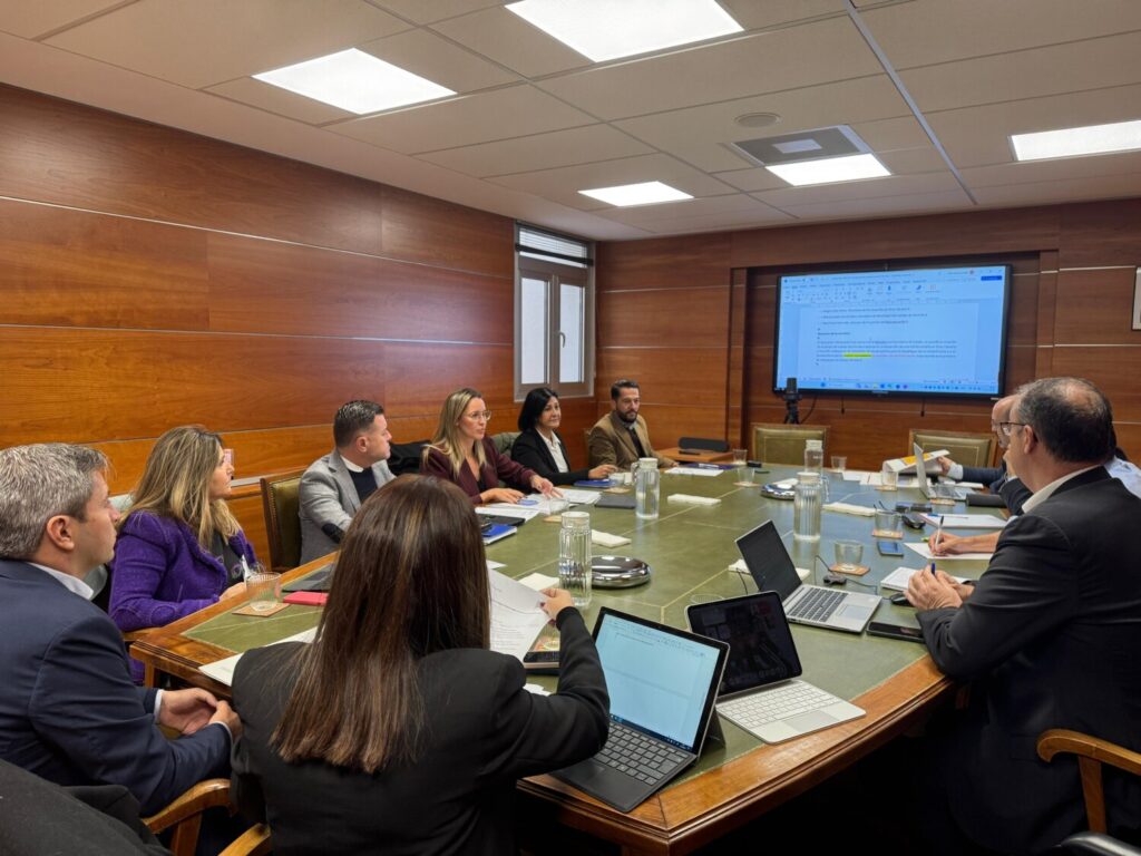 Reunión de la segunda mesa técnica para trabajar en los proyectos de los futuros trenes de Gran Canaria y Tenerife/Gobierno de Canarias