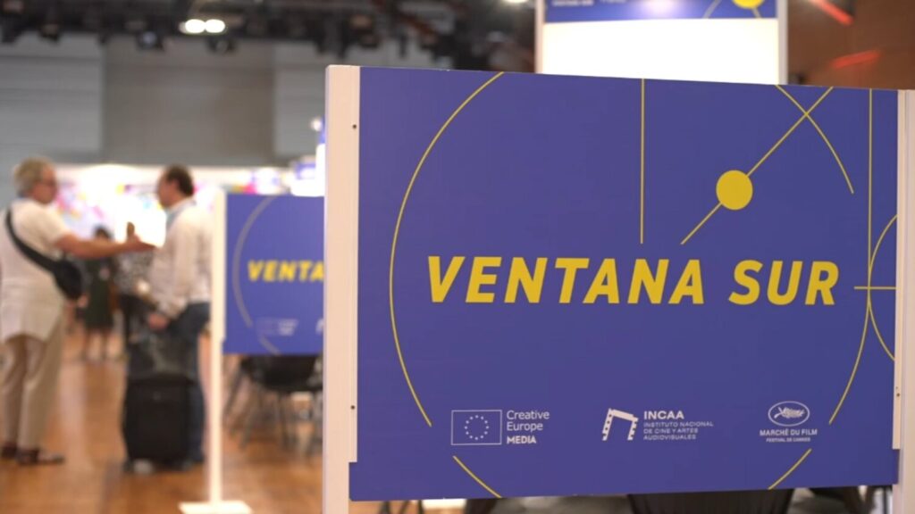 Cartel con el logo del mercado de contenidos audiovisuales, 'Ventana Sur'/Gobierno de Canarias