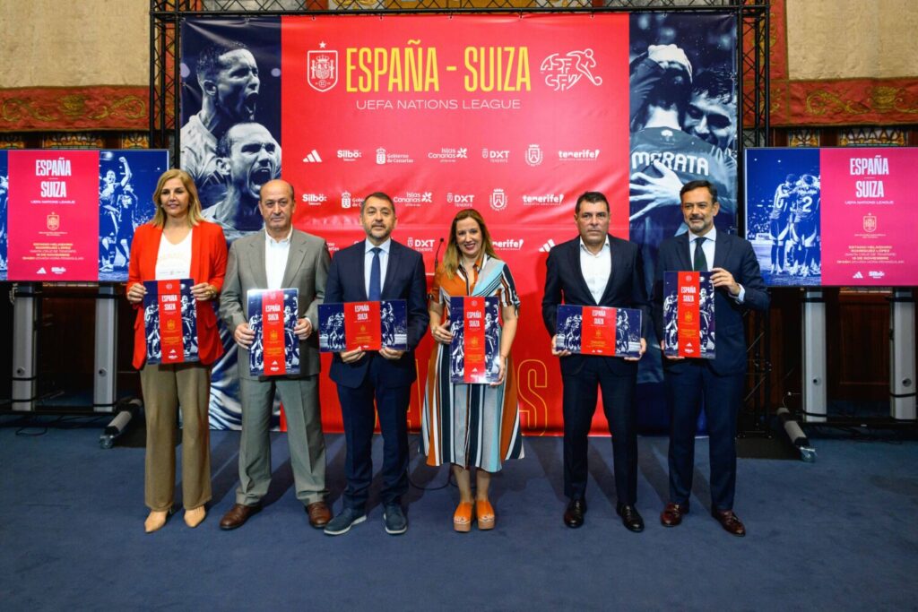 Presentación del partido que la Selección Española disputará en el estadio Heliodoro Rodríguez López / Cabildo de Tenerife