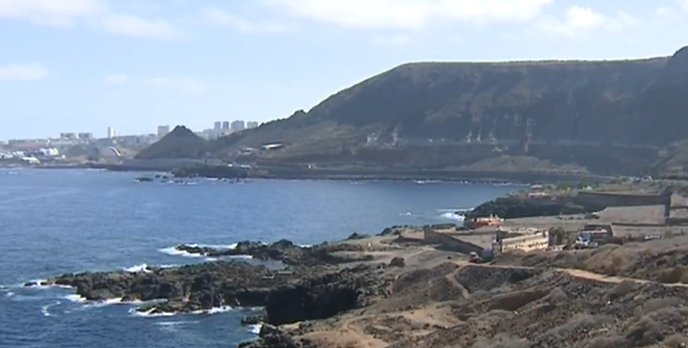 Imagen de la playa de El confital en Las Palmas