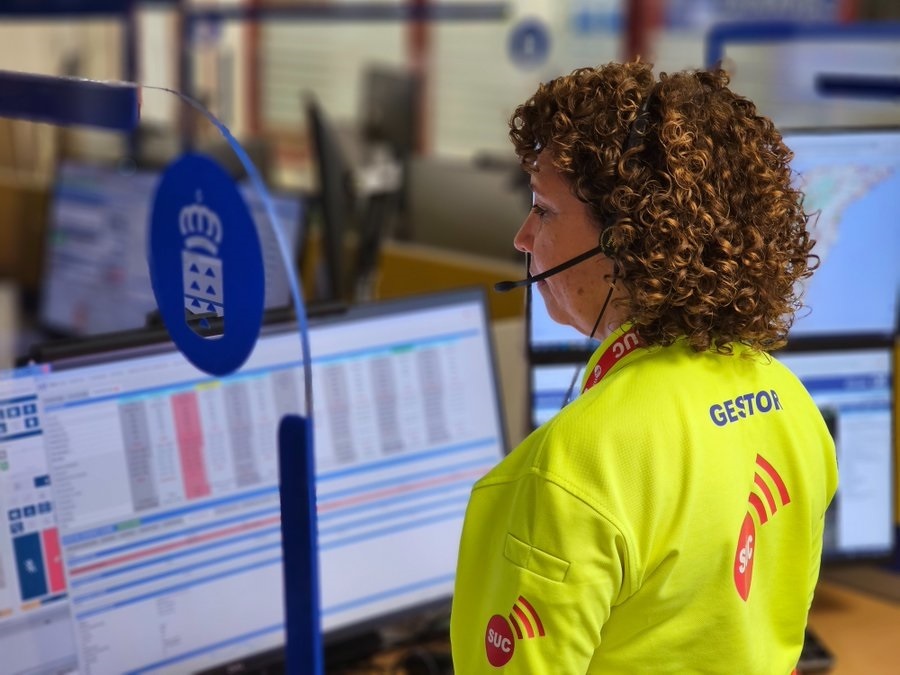 A la mujer herida se le trasladó en una ambulancia del Servicio de Urgencias Canario hasta el Hospital General de La Palma