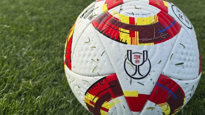 Cuartos de final de la Copa del Rey. 
Balón de la Copa del Rey de fútbol. Imagen RFEF