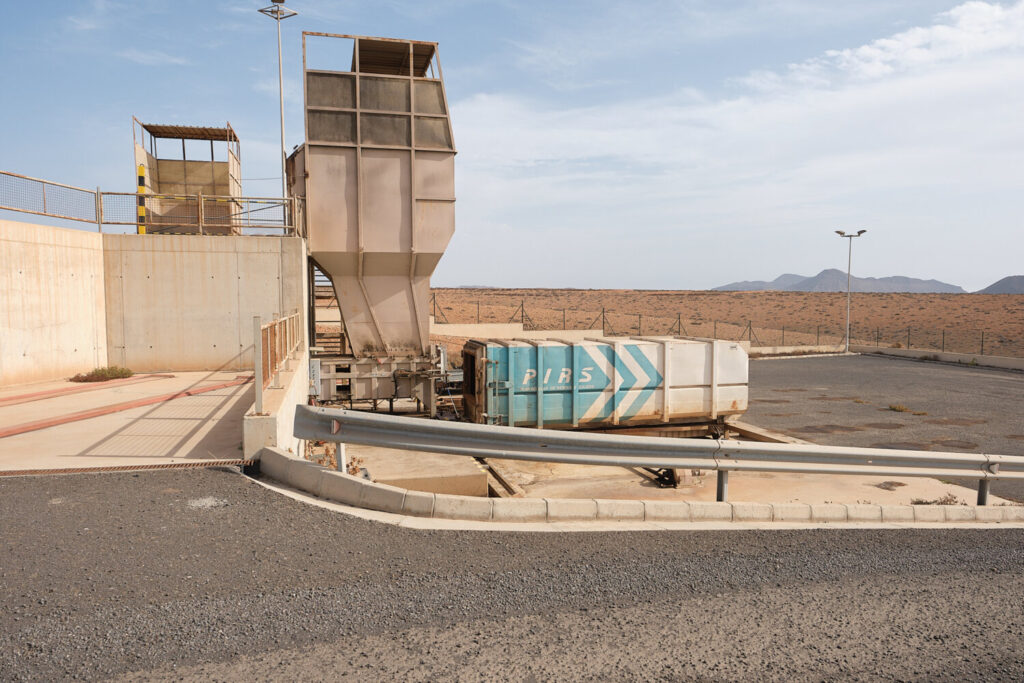 Fuerteventura adquiere maquinaria para Zurita y las plantas de transferencia. Planta de Transferencia en Fuerteventura/ Cabildo de Fuerteventura.