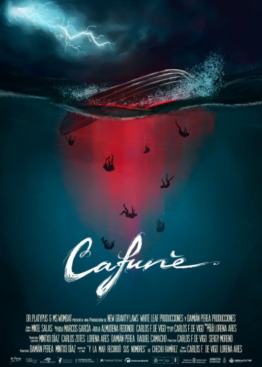 Cartel del cortometraje de animación Cafuné, mejor cortometraje de animación en los Premios Goya 2025 